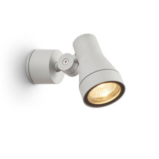 RENDL outdoor lamp DIREZZA wall silver grey  230V LED GU10 8W IP54 R10388 1