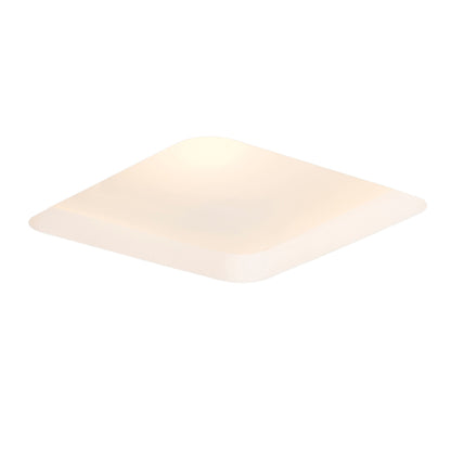 RENDL recessed light MIA SQ recessed  plaster/satinated glass 230V LED E27 2x11W R10443 1