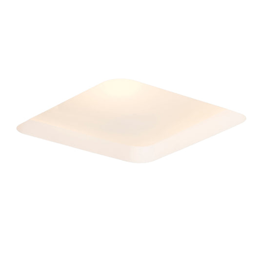RENDL recessed light MIA SQ recessed  plaster/satinated glass 230V LED E27 2x11W R10443 1