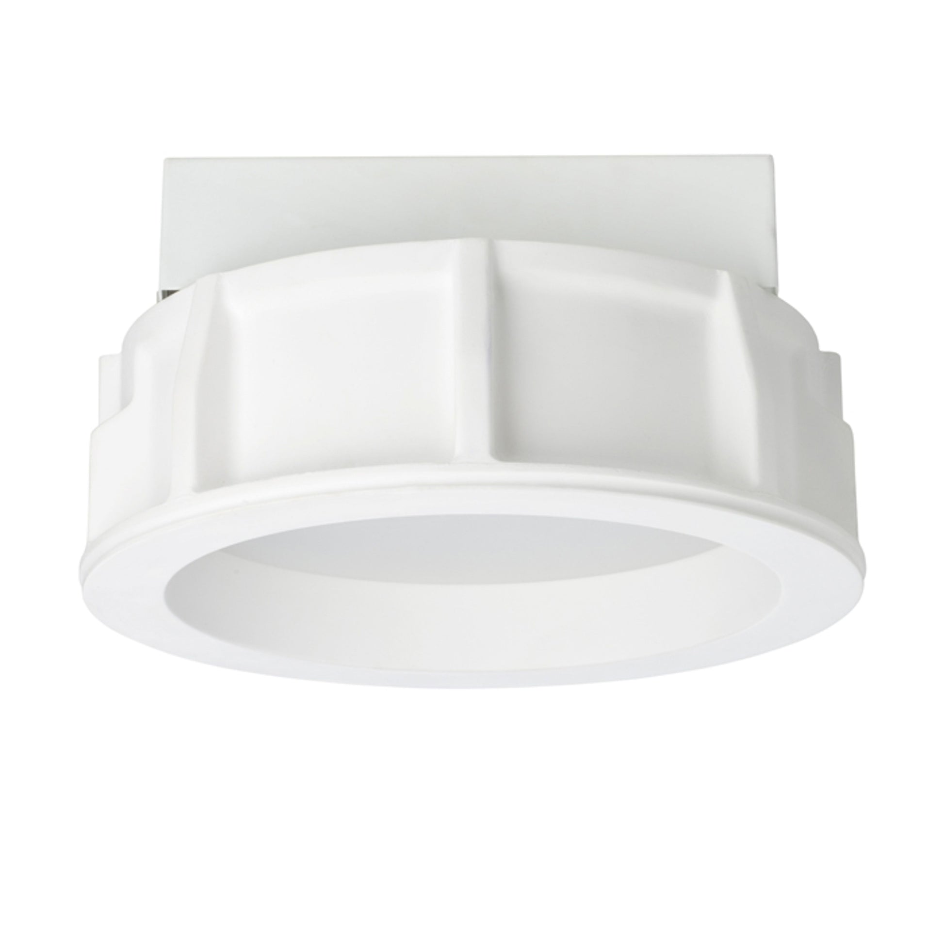 RENDL recessed light MIA R recessed  plaster/satinated acrylic 230V LED E27 2x11W R10444 2