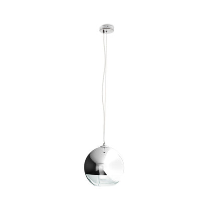 RENDL pendant lamp BEAU MONDE 35 pendant  chrome-tinted glass/clear glass 230V LED E27 15W R10516 6