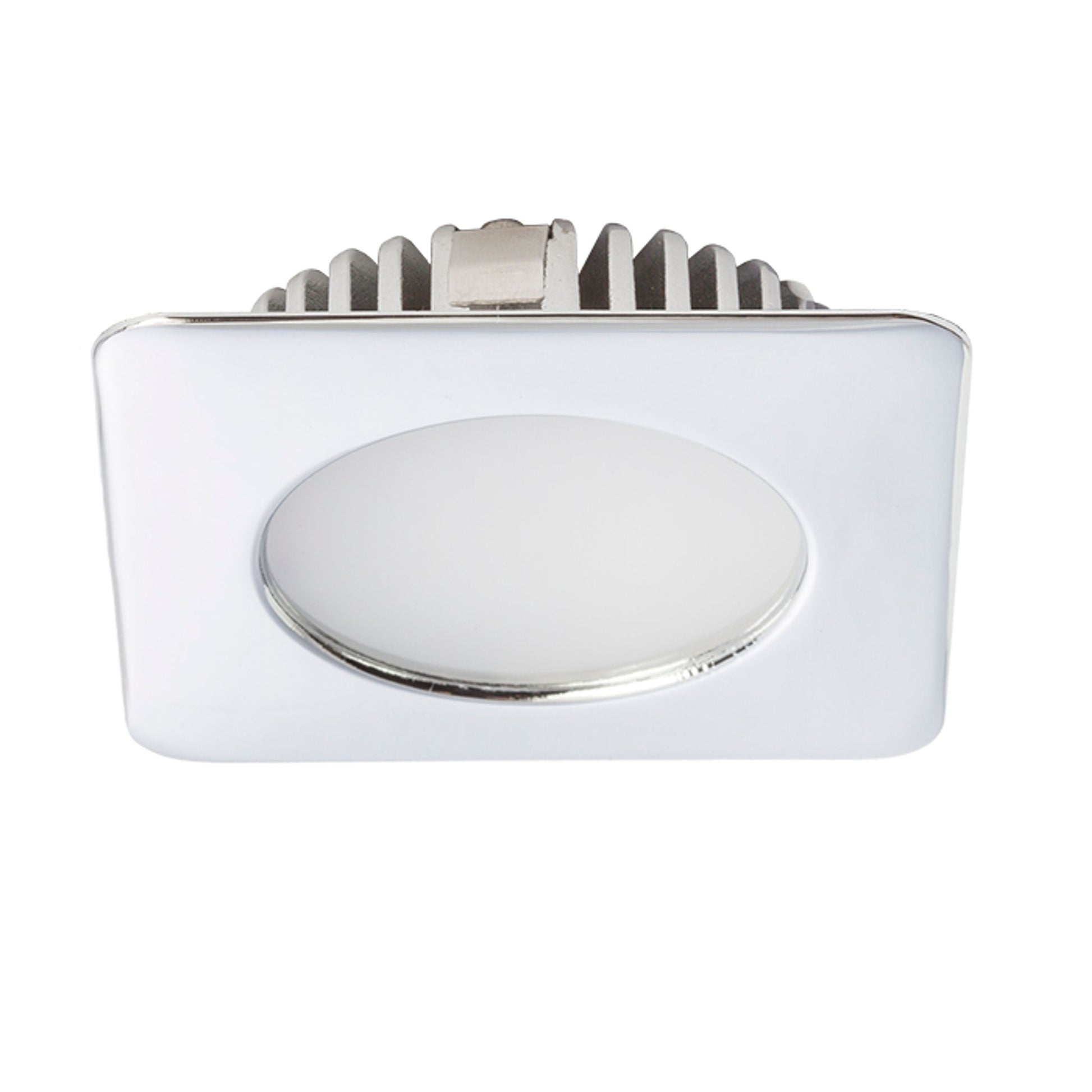 RENDL recessed light INEZ SQ   chrome 12V= LED 3W IP44  3000K R10587 3