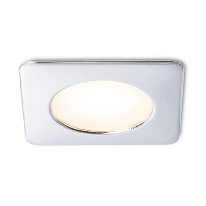 RENDL recessed light INEZ SQ   chrome 12V= LED 3W IP44  3000K R10587 5