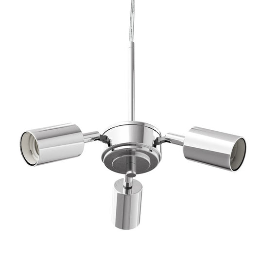 RENDL shades, shade bases, pendent sets TRIX pendant set  chrome 230V LED E27 3x15W R10615 1
