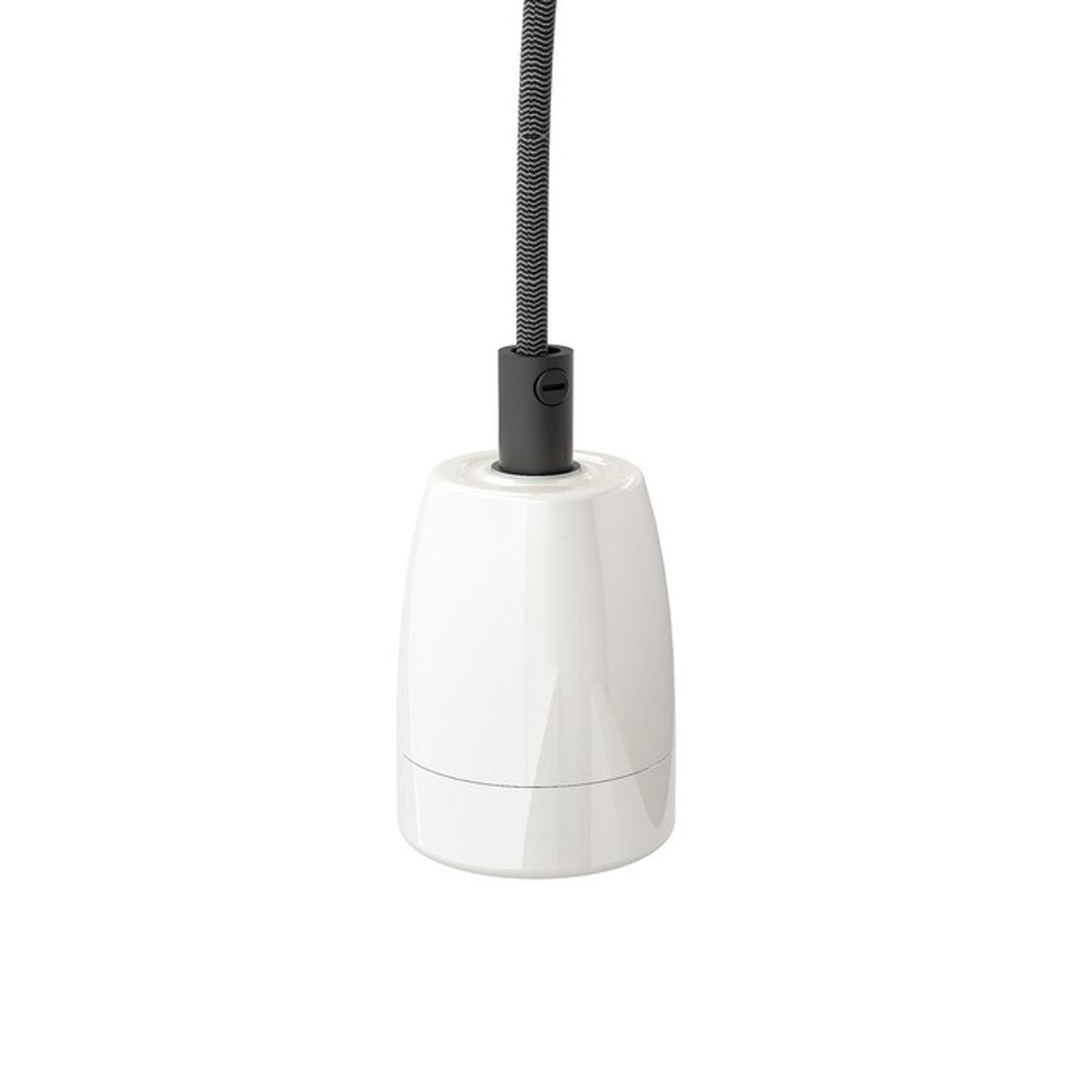 RENDL shades, shade bases, pendent sets FABIO pendant set black/white porcelain 230V LED E27 15W R10617 4