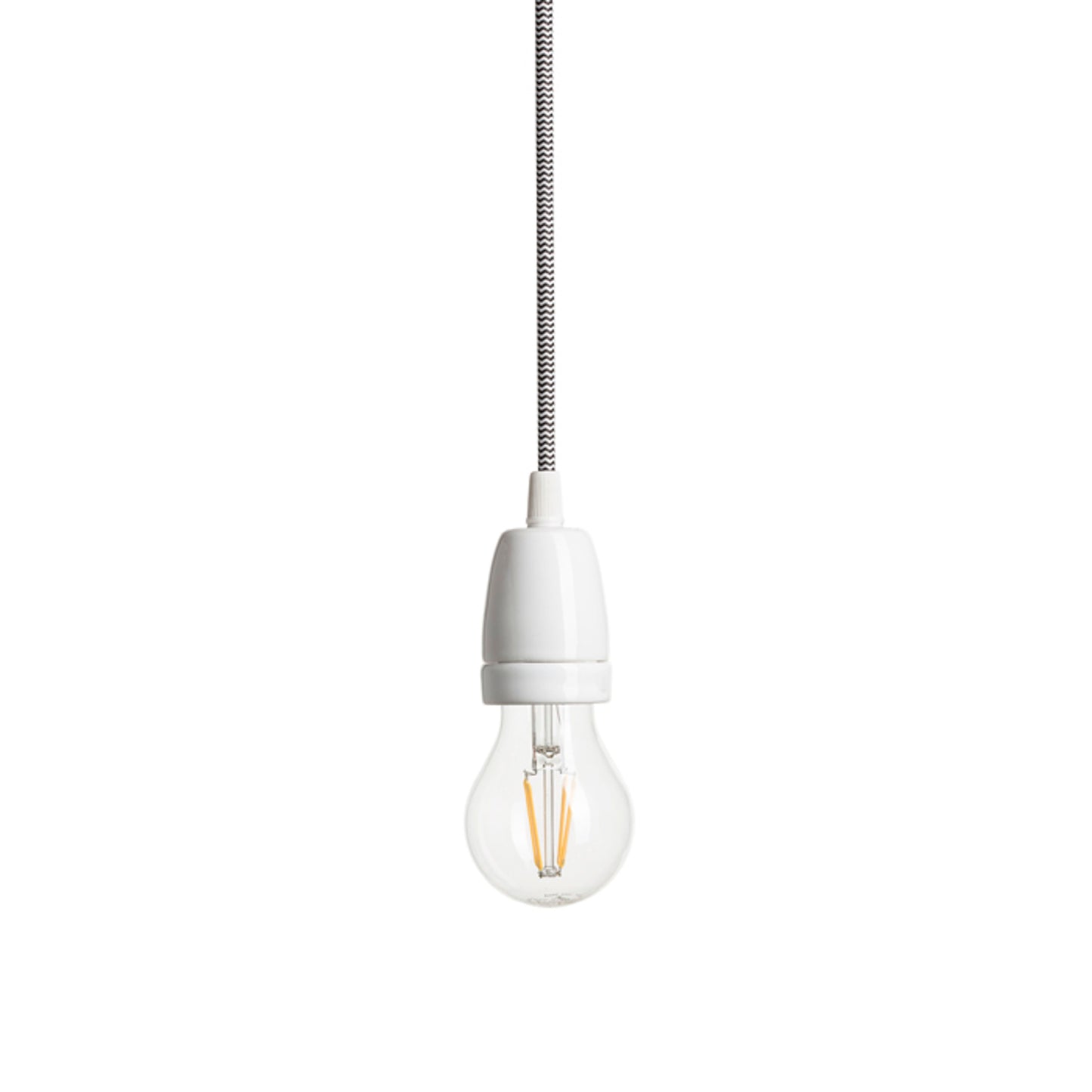 RENDL shades, shade bases, pendent sets FABIO pendant set black/white porcelain 230V LED E27 15W R10617 5