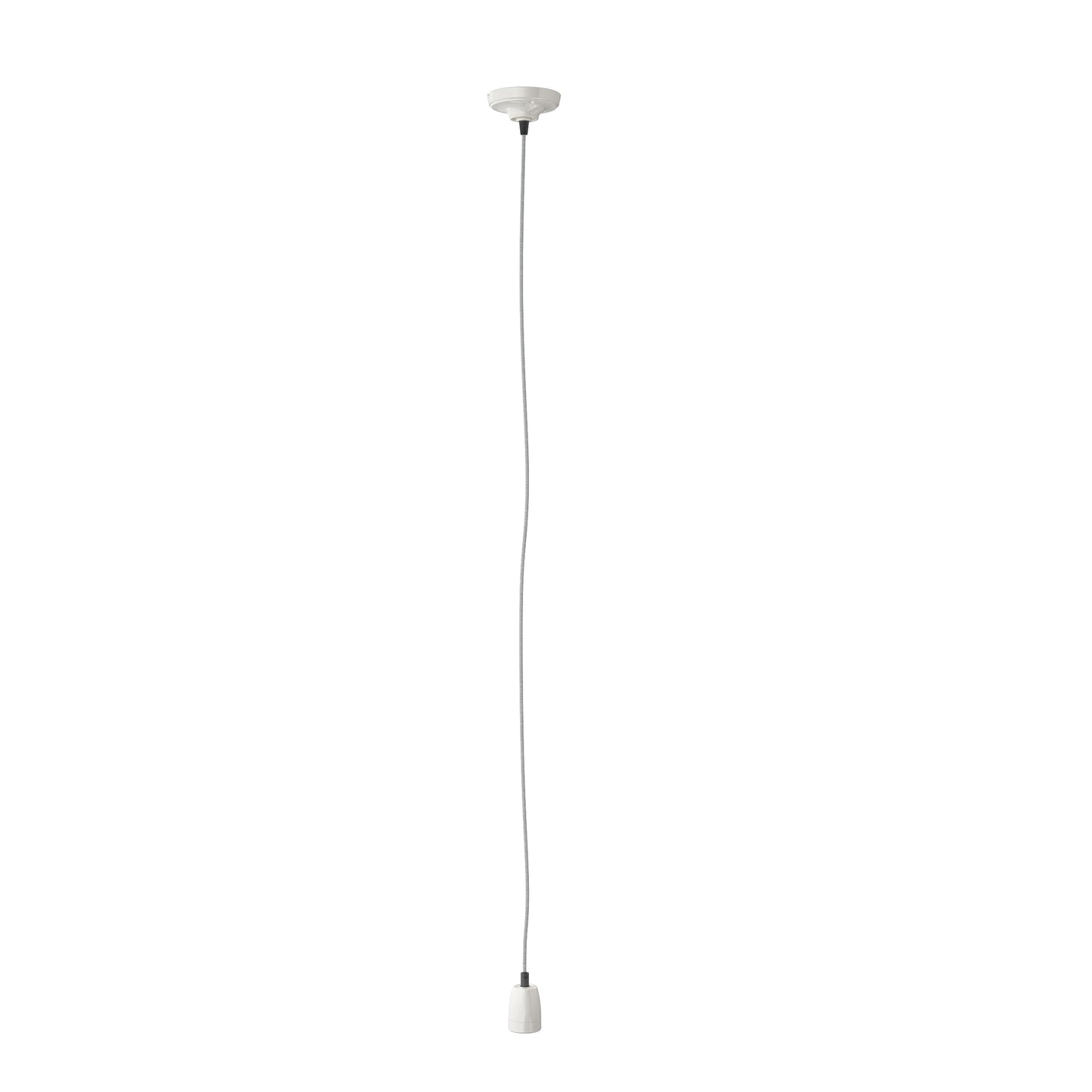 RENDL shades, shade bases, pendent sets FABIO pendant set black/white porcelain 230V LED E27 15W R10617 6