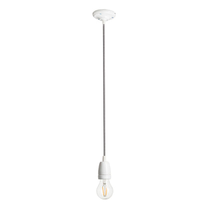 RENDL shades, shade bases, pendent sets FABIO pendant set black/white porcelain 230V LED E27 15W R10617 8