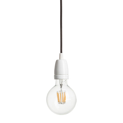 RENDL shades, shade bases, pendent sets FABIO pendant set black porcelain 230V LED E27 15W R10618 5