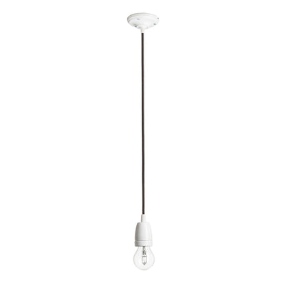 RENDL shades, shade bases, pendent sets FABIO pendant set black porcelain 230V LED E27 15W R10618 8