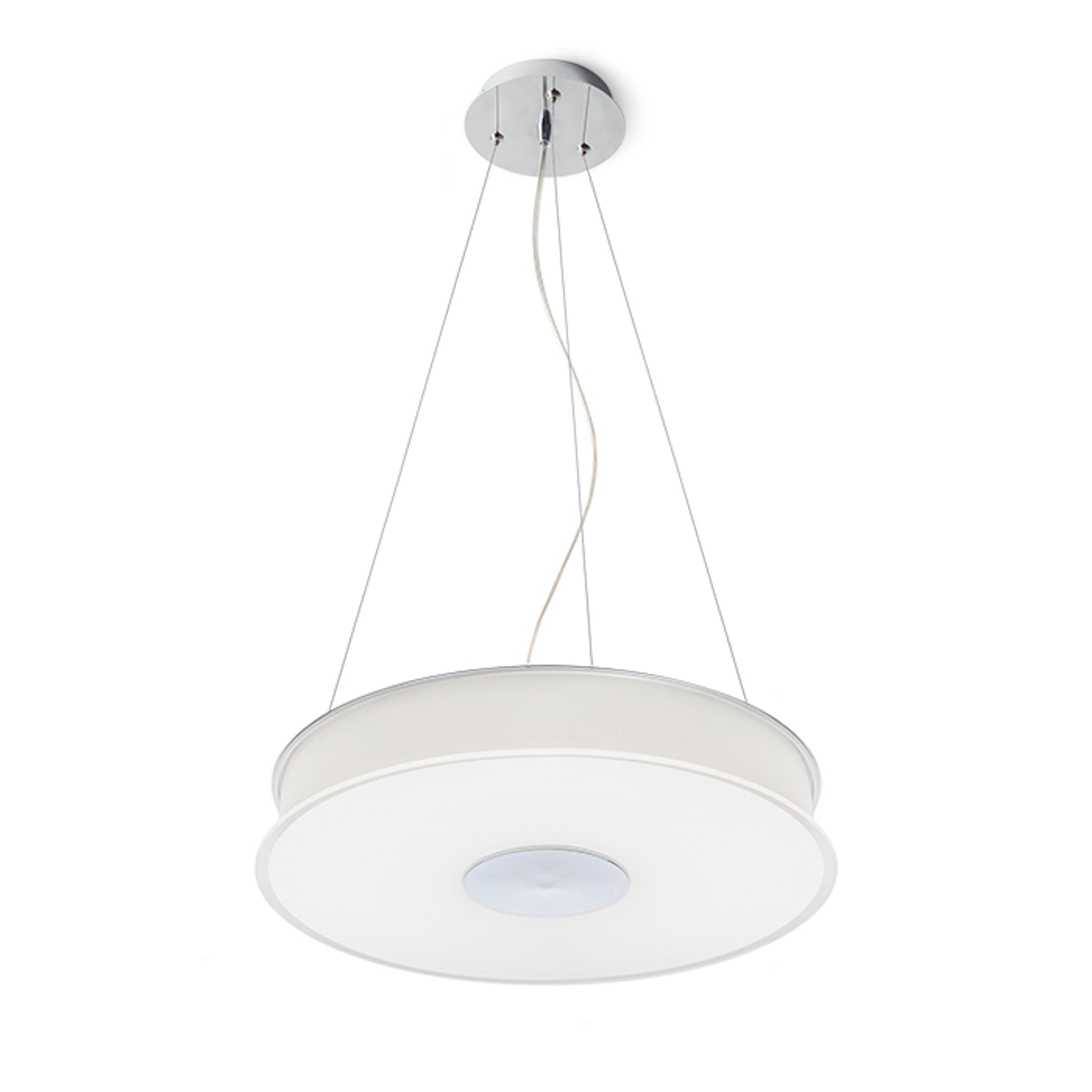 RENDL pendant lamp ASTERI pendant  satinated glass/chrome 230V 2GX13 40W R10626 1