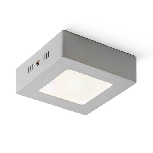 RENDL Outlet SLENDER SQ 12 surface mounted matt nickel 230V LED 6W 3000K R11284 1