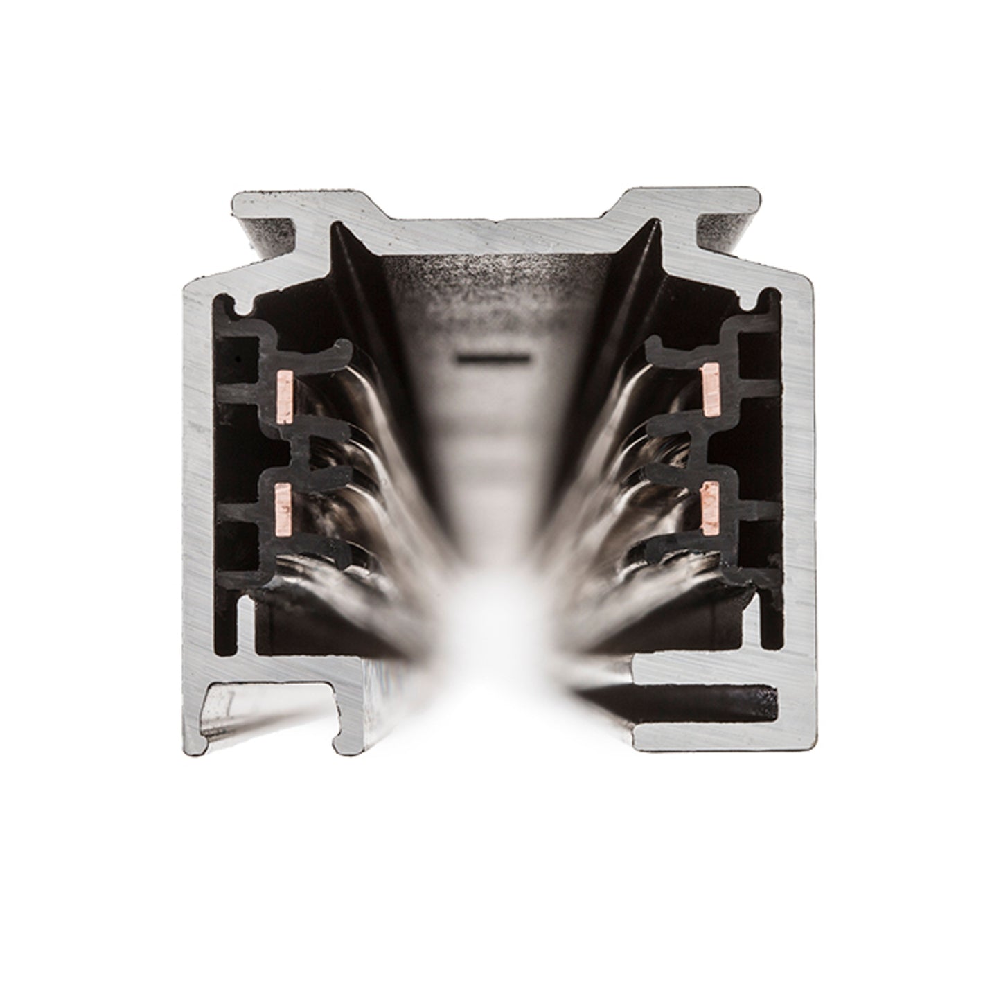 RENDL 3-circuit track system EUTRAC 2m 3-circuit track black 230V  R11301 5