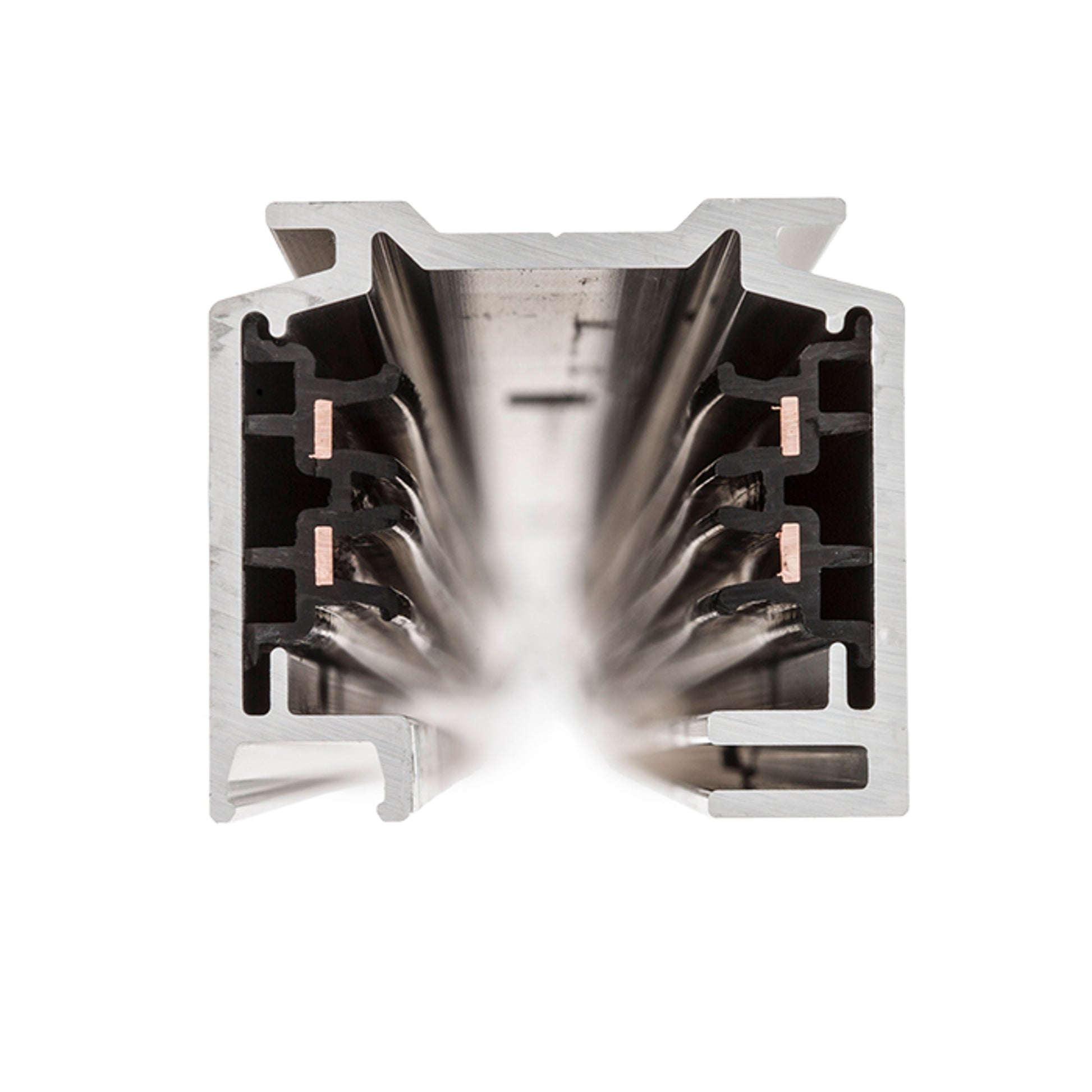 RENDL 3-circuit track system EUTRAC 2m 3-circuit track silver grey 230V  R11302 5