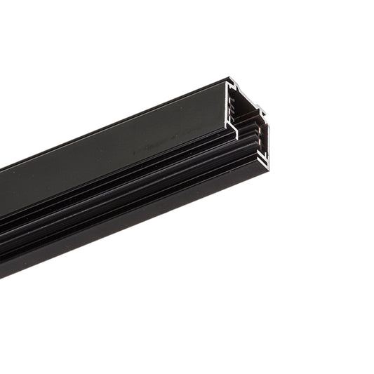 RENDL 3-circuit track system EUTRAC 3m 3-circuit track black 230V  R11304 1