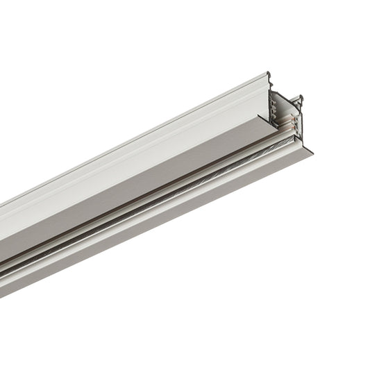 RENDL 3-circuit track system EUTRAC 2m 3-circuit track recessed white 230V  R11306 1