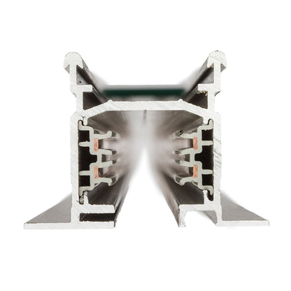 RENDL 3-circuit track system EUTRAC 2m 3-circuit track recessed white 230V  R11306 2