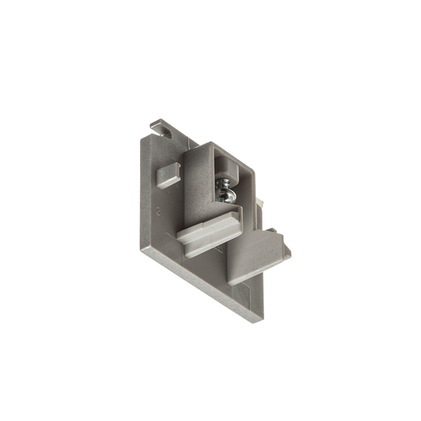 RENDL 3-circuit track system EUTRAC end cap for 3-circuit track silver grey  R11309 2