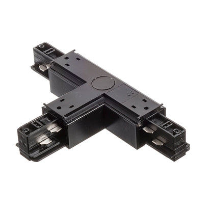 RENDL 3-circuit track system EUTRAC T connector, polarity right black 230V  R11333 3