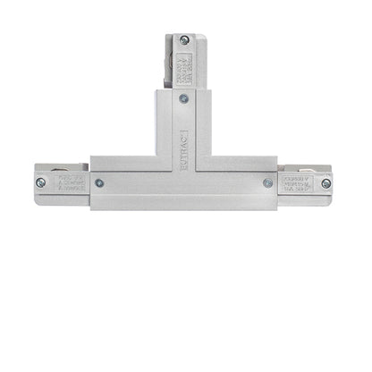 RENDL 3-circuit track system EUTRAC T connector, polarity right silver grey 230V  R11334 2