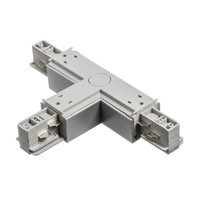 RENDL 3-circuit track system EUTRAC T connector, polarity right silver grey 230V  R11334 3