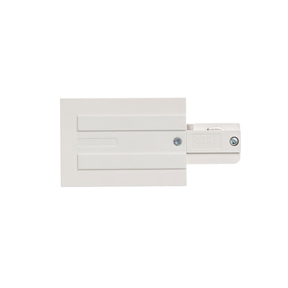 RENDL 3-circuit track system EUTRAC feed-in for recessed 3-circuit tracks, polarity left white  230V  R11342 4