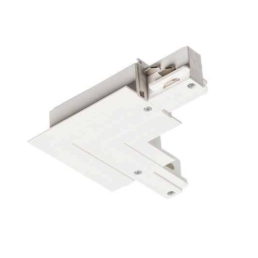 RENDL 3-circuit track system EUTRAC L connector for recessed 3-circuit tracks (outer polarity white  230V  R11344 1