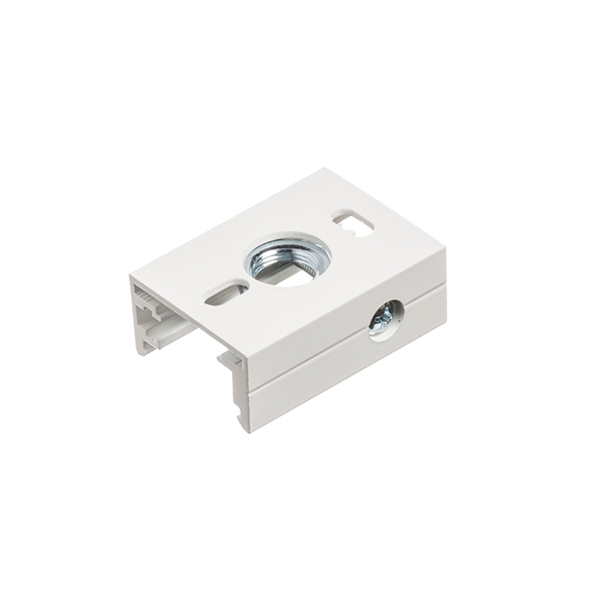 RENDL 3-circuit track system EUTRAC track clamp for 3-circuit tracks white  R11349 1