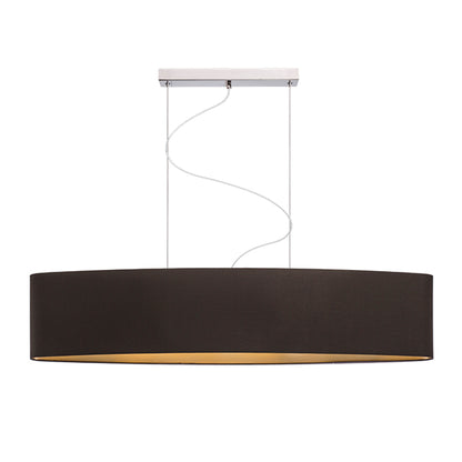 RENDL shades, shade bases, pendent sets CASUAL 120/25 shade Polycotton black/golden foil max. 23W R11471 2