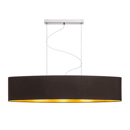 RENDL shades, shade bases, pendent sets CASUAL 120/25 shade Polycotton black/golden foil max. 23W R11471 8