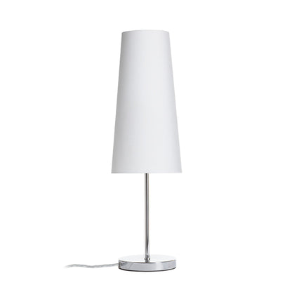 RENDL shades, shade bases, pendent sets CONNY 15/30 table shade Polycotton white/white PVC max. 23W R11496 2