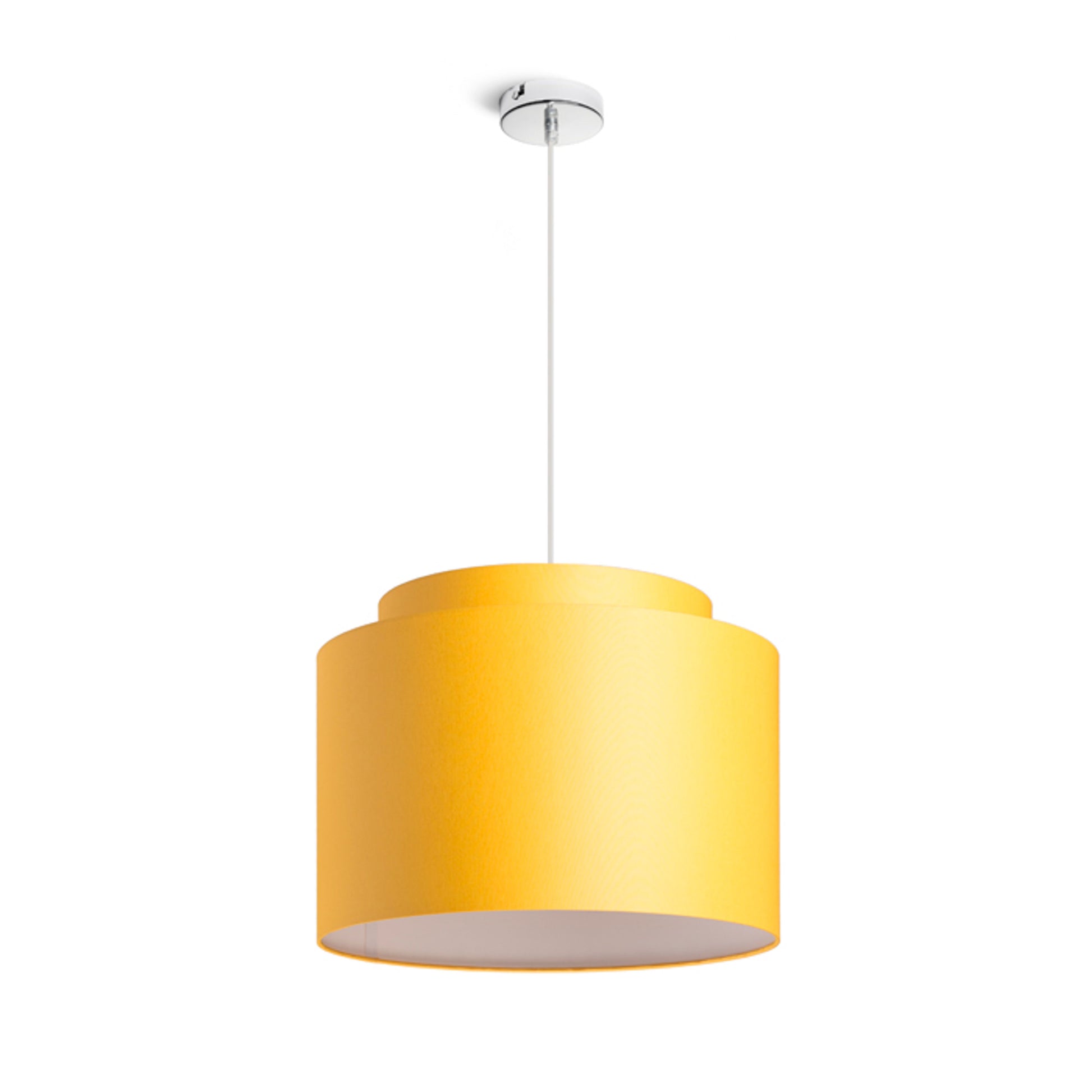 RENDL shades, shade bases, pendent sets DOUBLE 40/30 shade Chintz apricot/white PVC max. 23W R11507 7
