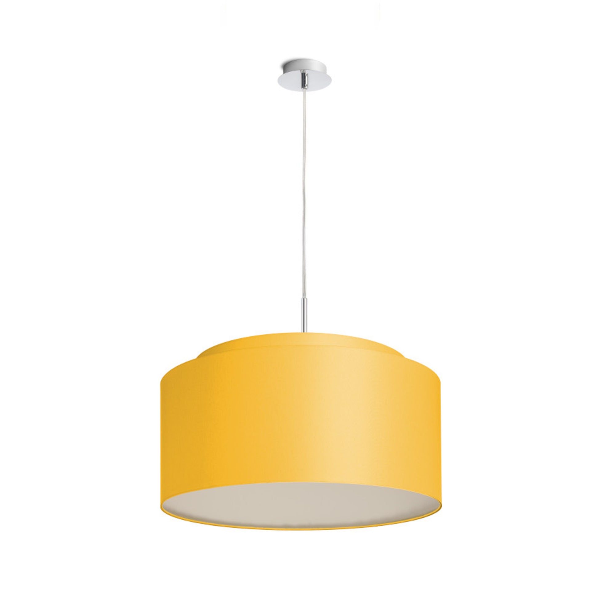 RENDL shades, shade bases, pendent sets DOUBLE 55/30 shade Chintz apricot/white PVC max. 23W R11508 9