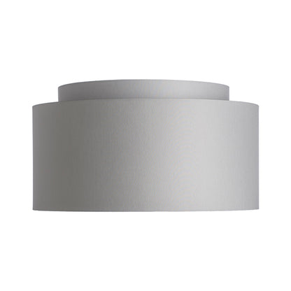 RENDL shades, shade bases, pendent sets DOUBLE 55/30 shade Chintz light grey/white PVC max. 23W R11554 3