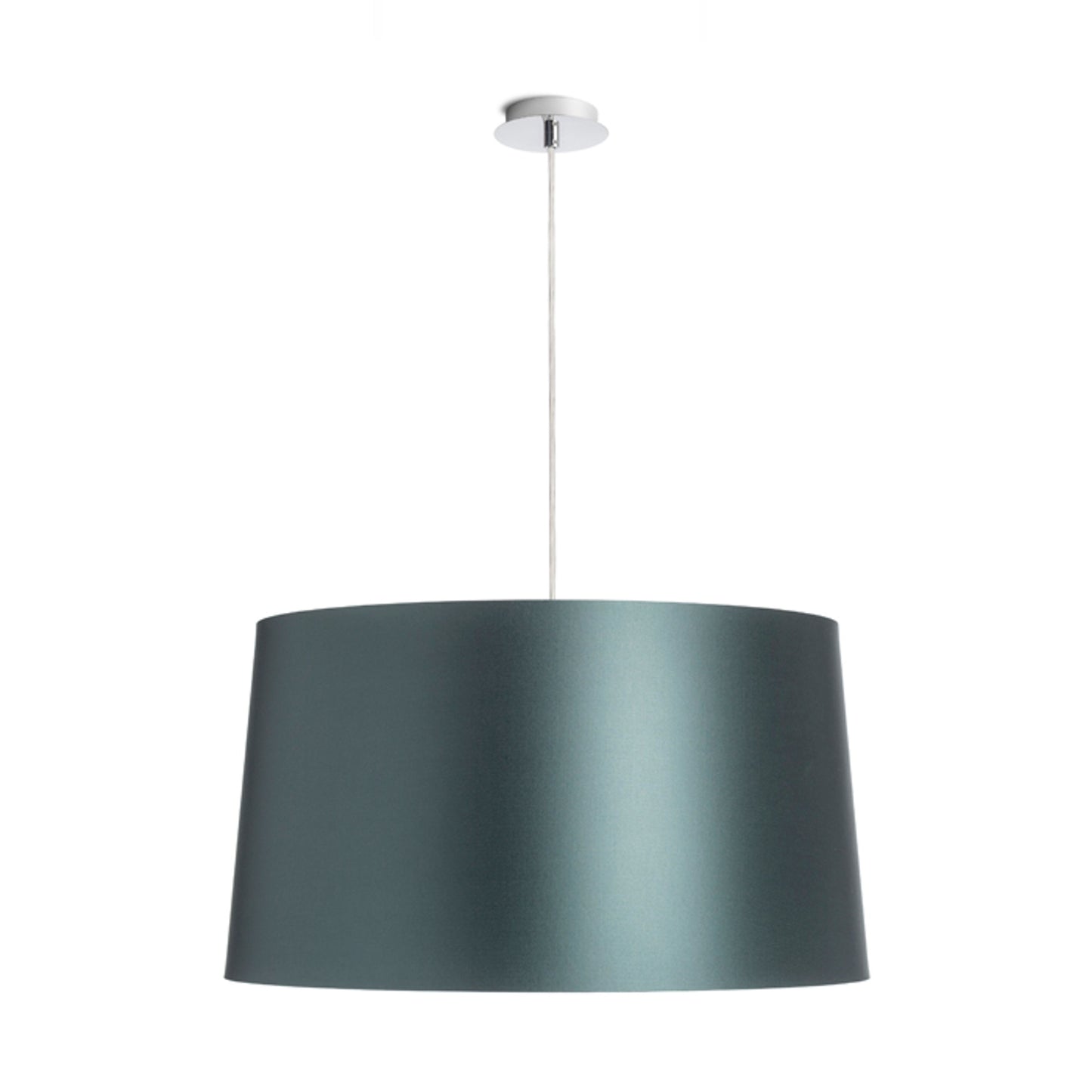 RENDL shades, shade bases, pendent sets ASPRO 55/30 shade  Monaco petrol blue/silver PVC  max. 23W R11577 5