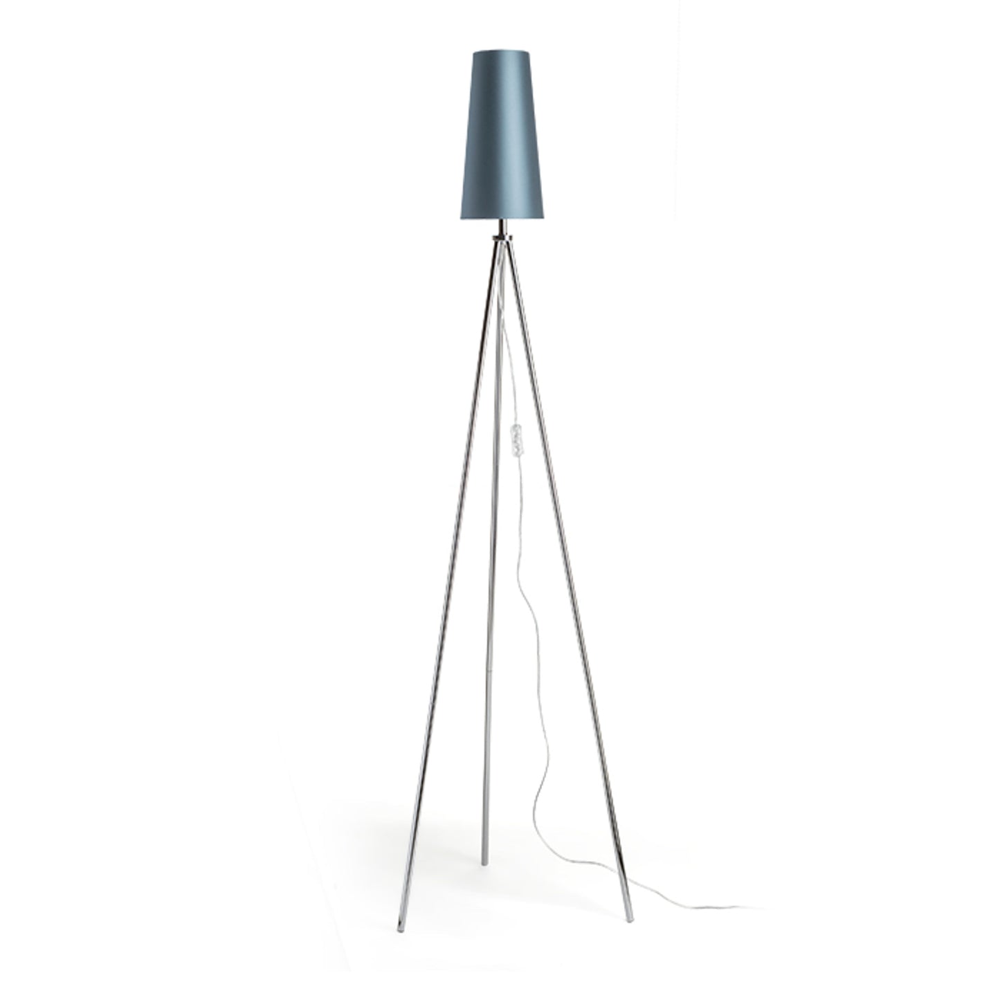 RENDL shades, shade bases, pendent sets CONNY 15/30 table shade  Monaco petrol blue/silver PVC  max. 23W R11579 5