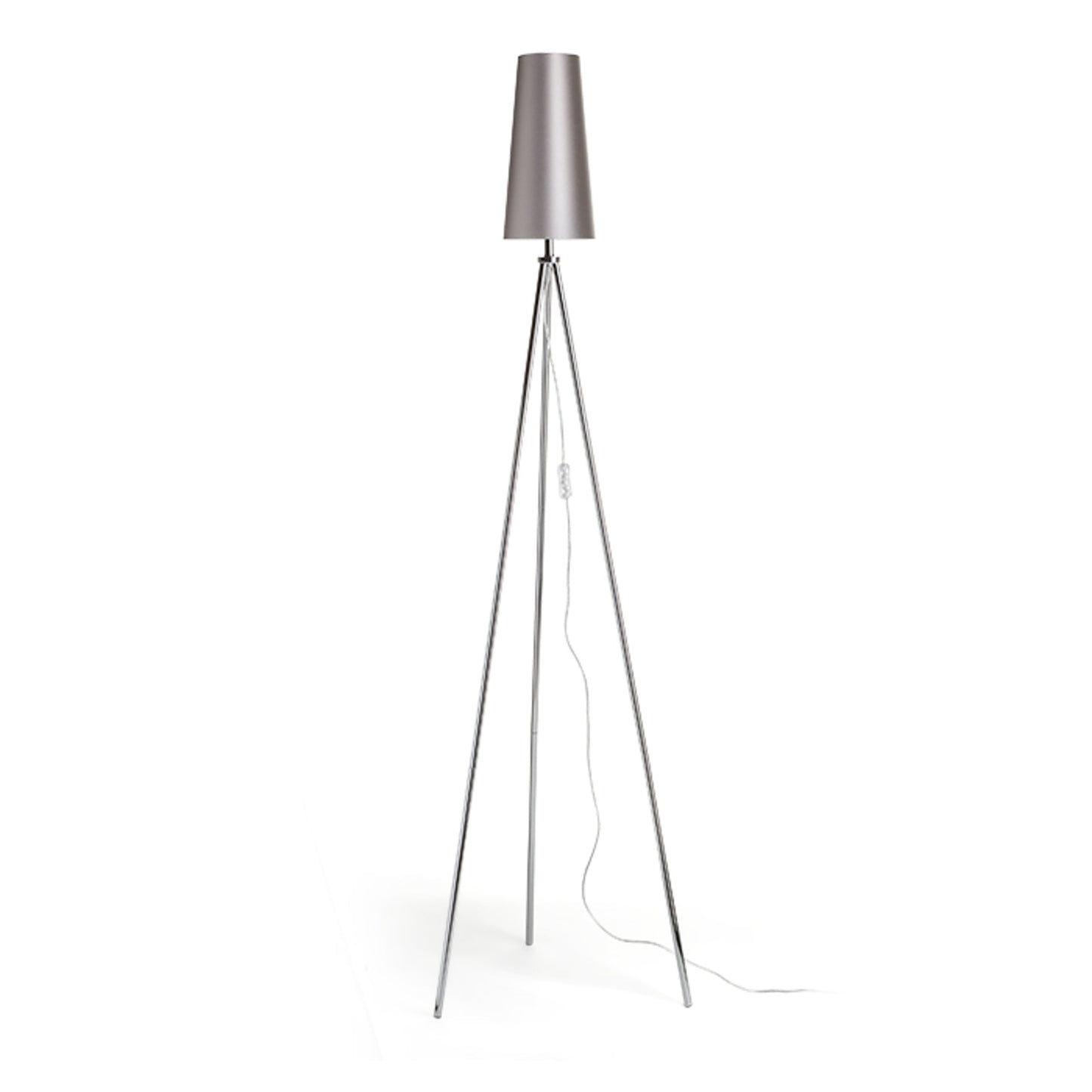 RENDL shades, shade bases, pendent sets CONNY 15/30 table shade  Monaco dove gray/silver PVC  max. 23W R11590 2