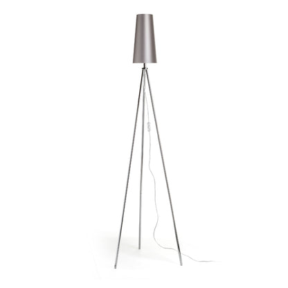 RENDL shades, shade bases, pendent sets CONNY 15/30 table shade  Monaco dove gray/silver PVC  max. 23W R11590 2