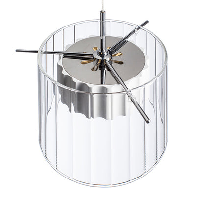 RENDL pendant lamp ESTRA I pendant white clear glass 230V LED 5W  3000K R11679 6