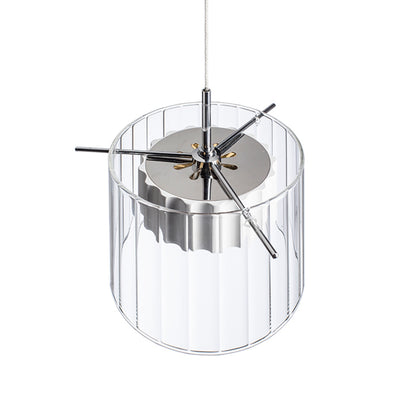 RENDL pendant lamp ESTRA I pendant white clear glass 230V LED 5W  3000K R11679 8