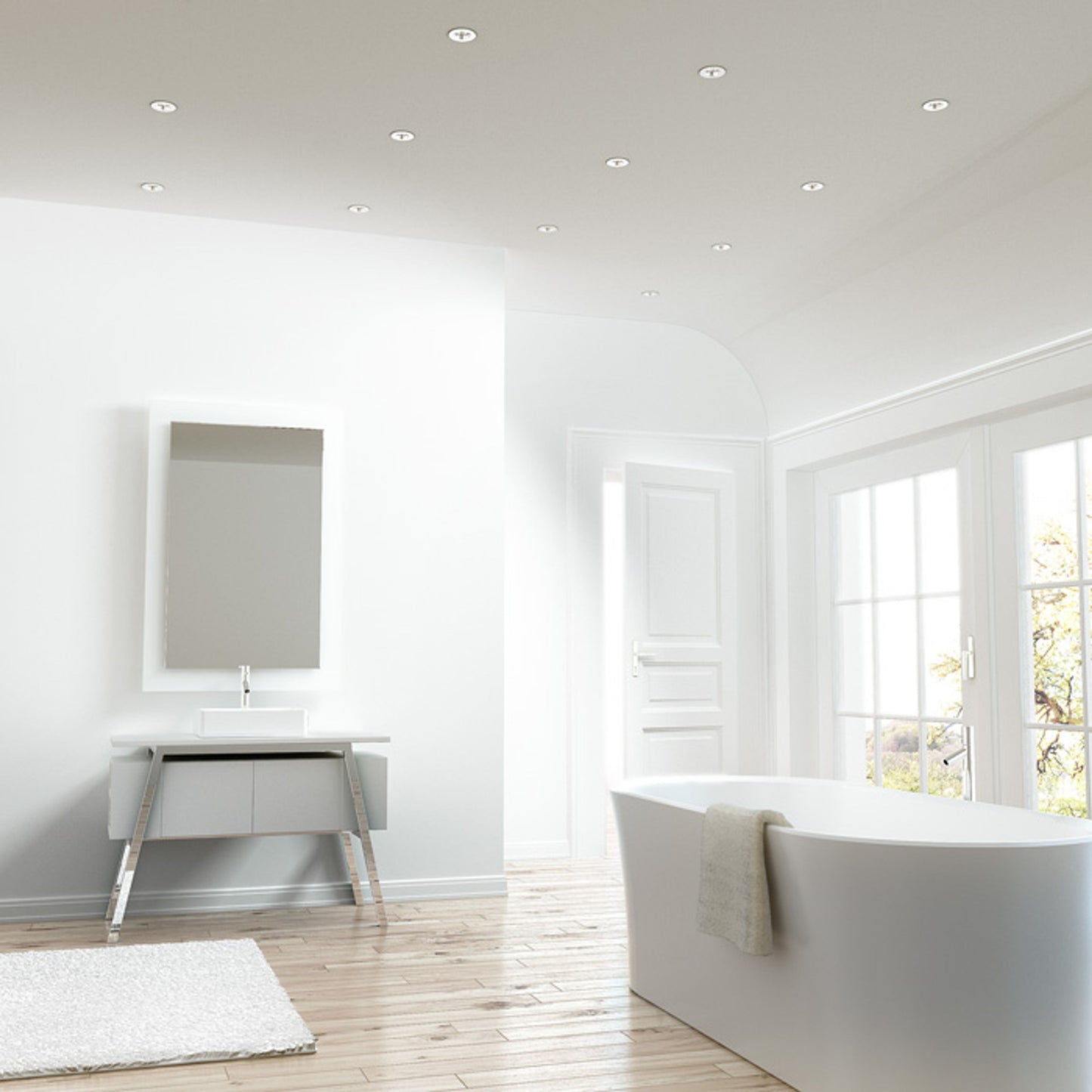 RENDL recessed light RINO recessed without cover  230V LED 10W 36° IP65 3000K R11682 5