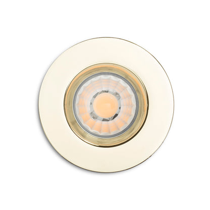 RENDL recessed light RINO decorative front cover gold   R11685 5