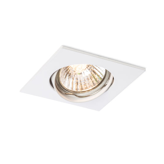 RENDL recessed light TOPIC SQ directional matte white  230V LED GU10 8W R11745 1