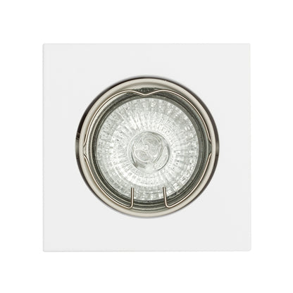 RENDL recessed light TOPIC SQ directional matte white  230V LED GU10 8W R11745 2