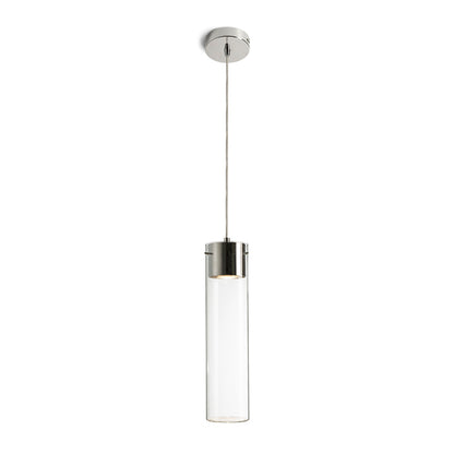 RENDL pendant lamp GARNISH pendant  clear glass/chrome 230V GU10 9W R11756 1