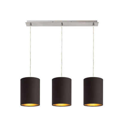 RENDL shades, shade bases, pendent sets MORE 60 pendant ceiling base  matt nickel 230V LED E27 3x15W R11774 3