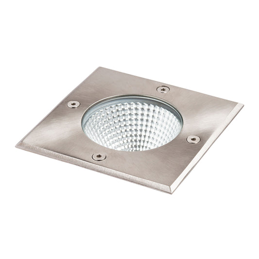 RENDL outdoor lamp RIZZ SQ 125   stainless steel 230V LED 7W 41° IP67  3000K R11962 1