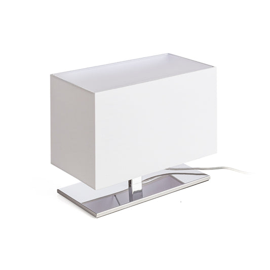 RENDL table lamp PLAZA S table white chrome 230V LED E27 15W R11973 1