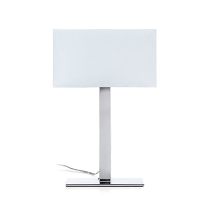 RENDL table lamp PLAZA M table white chrome 230V LED E27 15W R11983 8