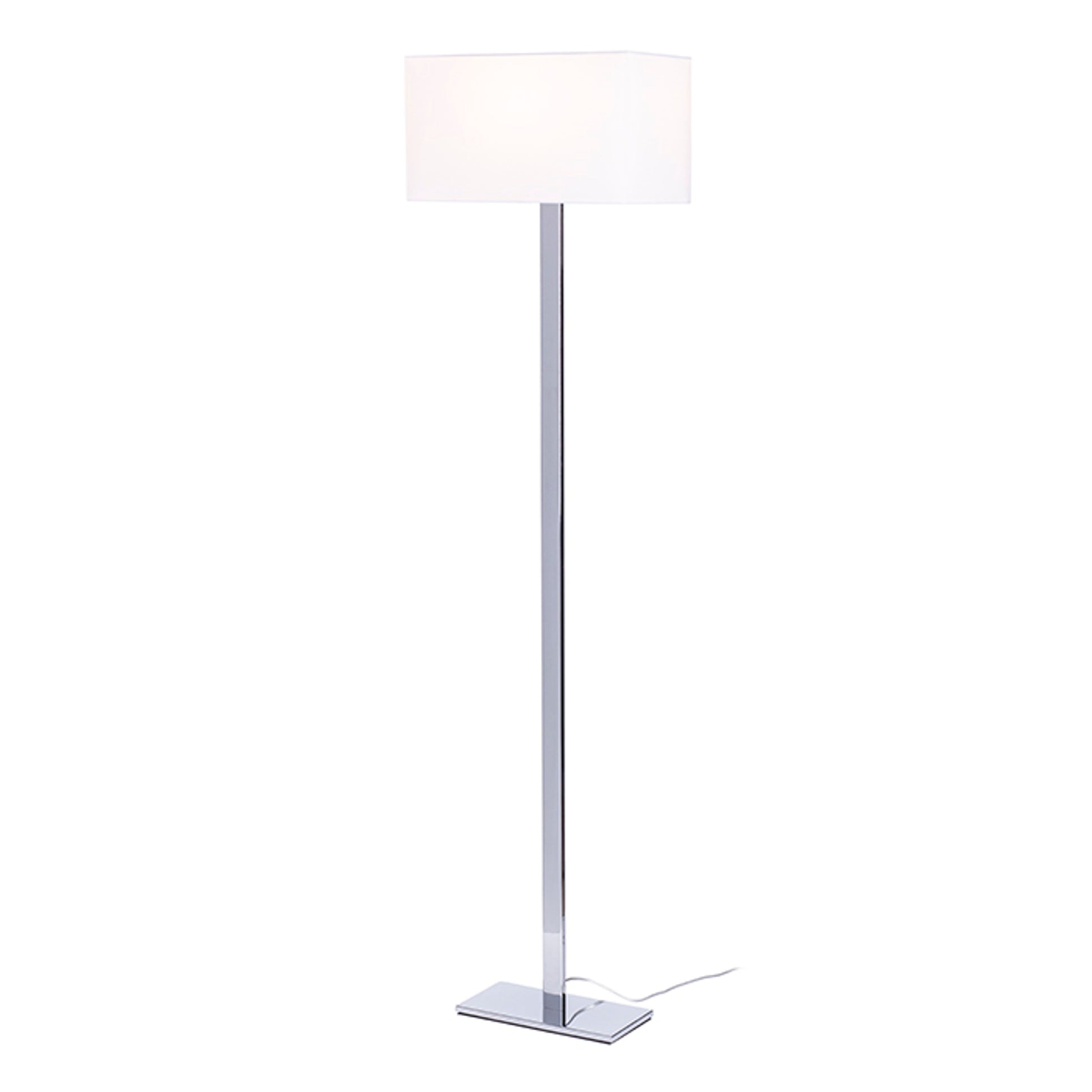 RENDL floor lamp PLAZA floor white chrome 230V LED E27 15W R11984 1